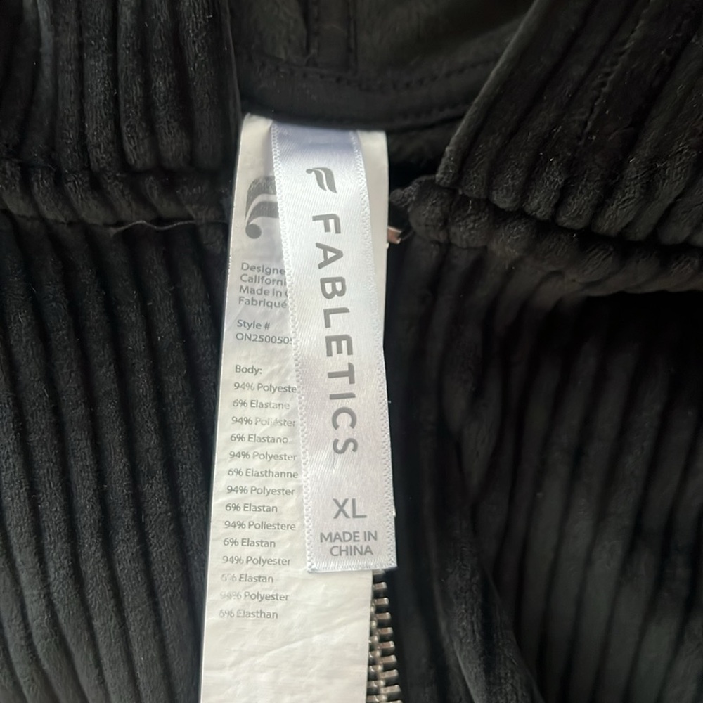 FABLETICS Plush Rib Hooded Jumpsuit size XL - Picture 5 of 14